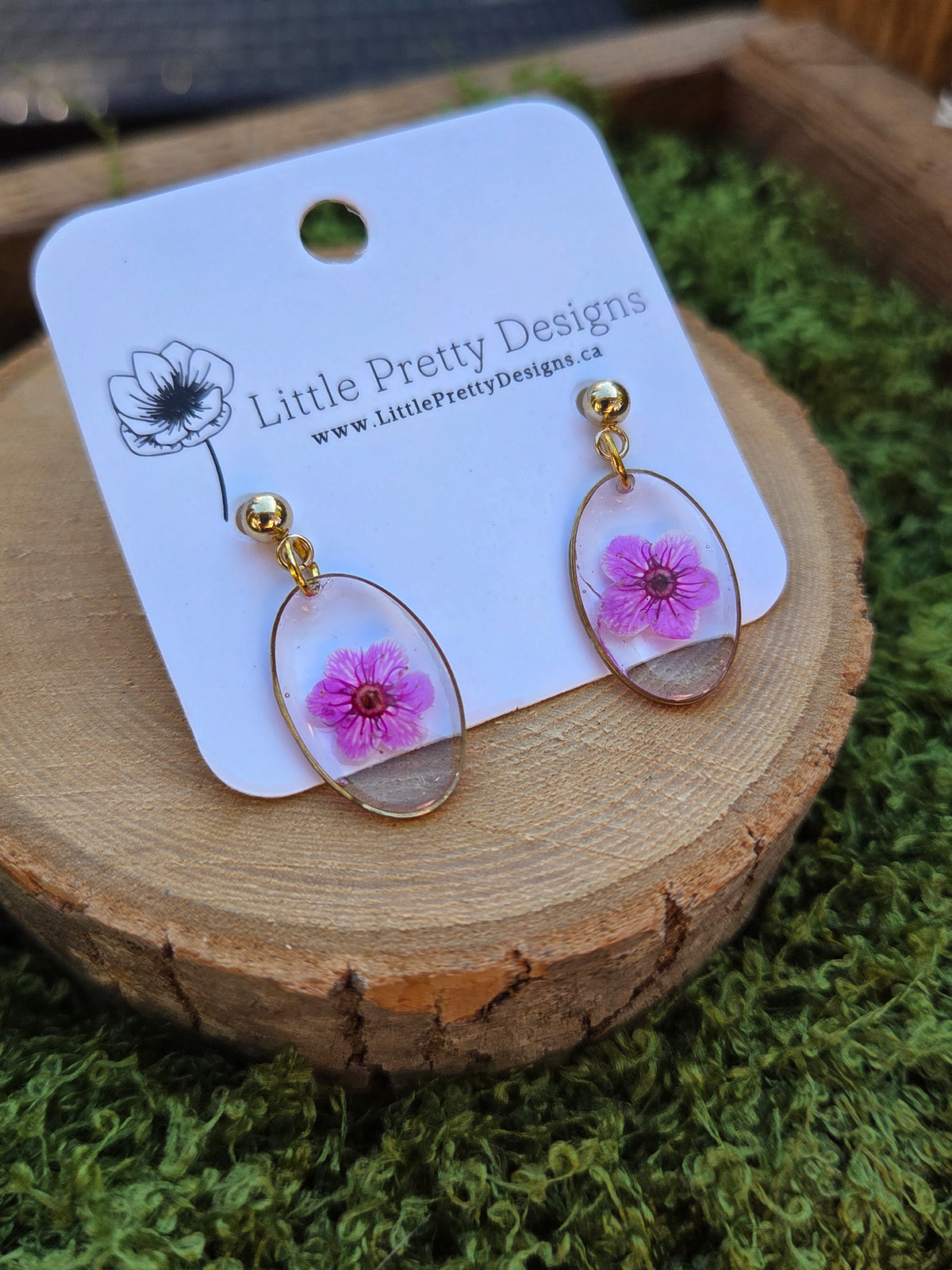 Dainty Floral Drop Earrings