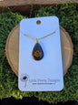 Teardrop Flower Necklace