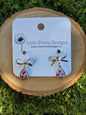 Dainty Floral Drop Earrings
