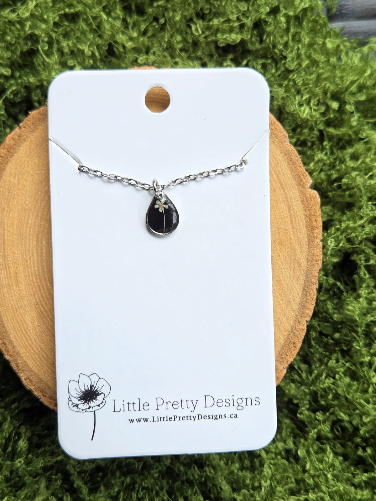 Pressed Flower Necklace