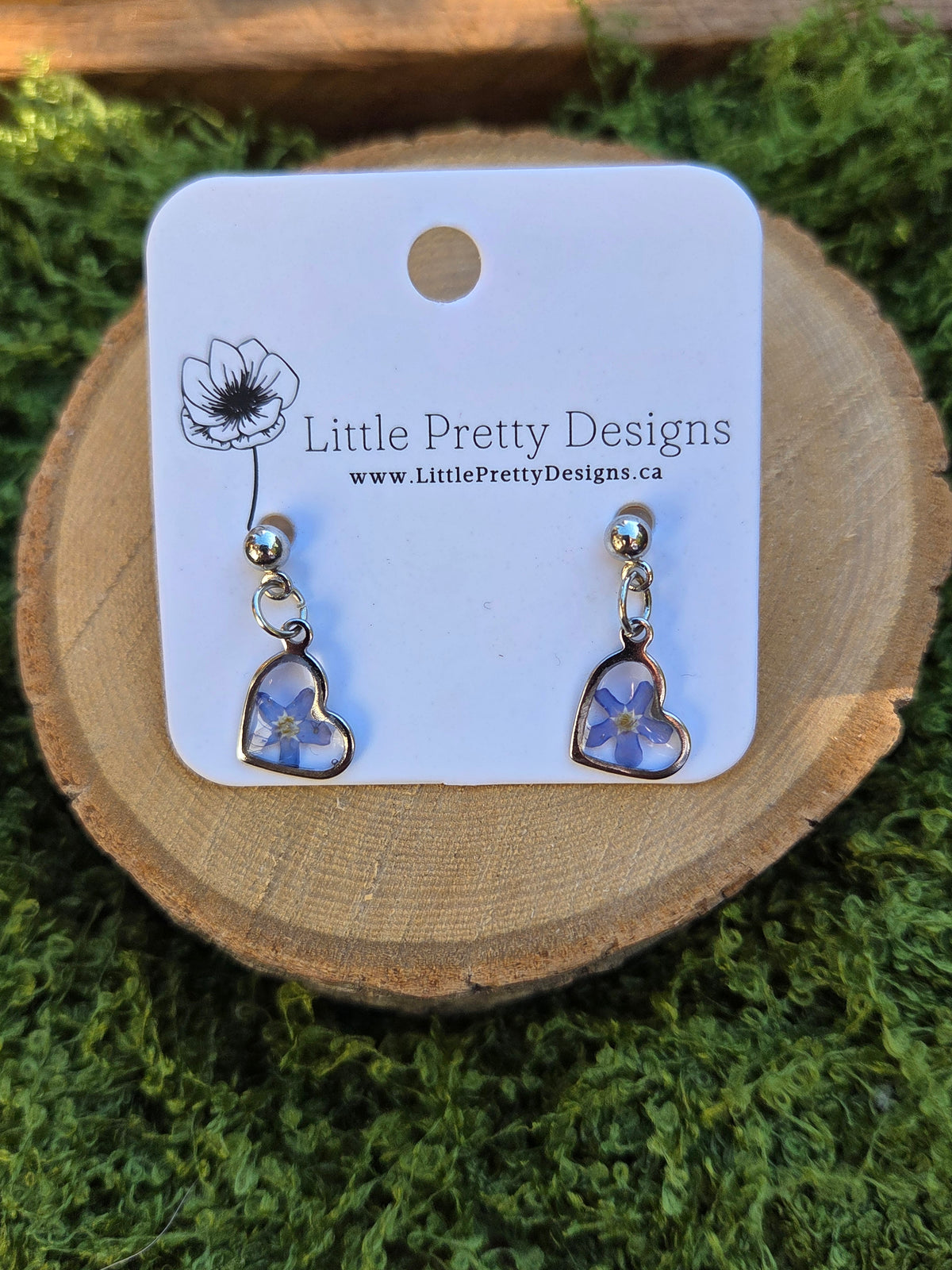 Pressed Flower Earrings