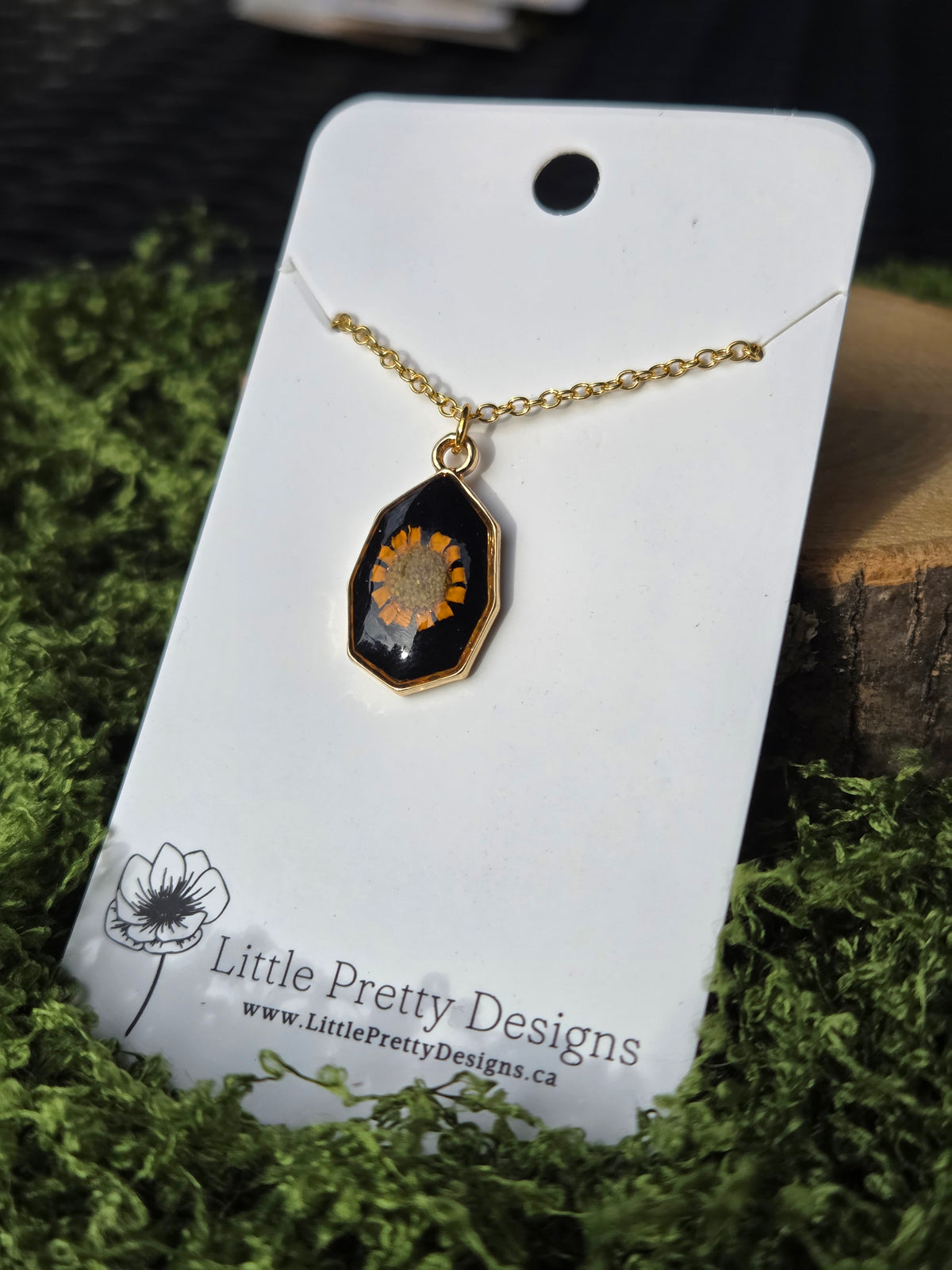 Pressed Flower Necklace
