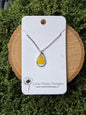 Pressed Flower Necklace