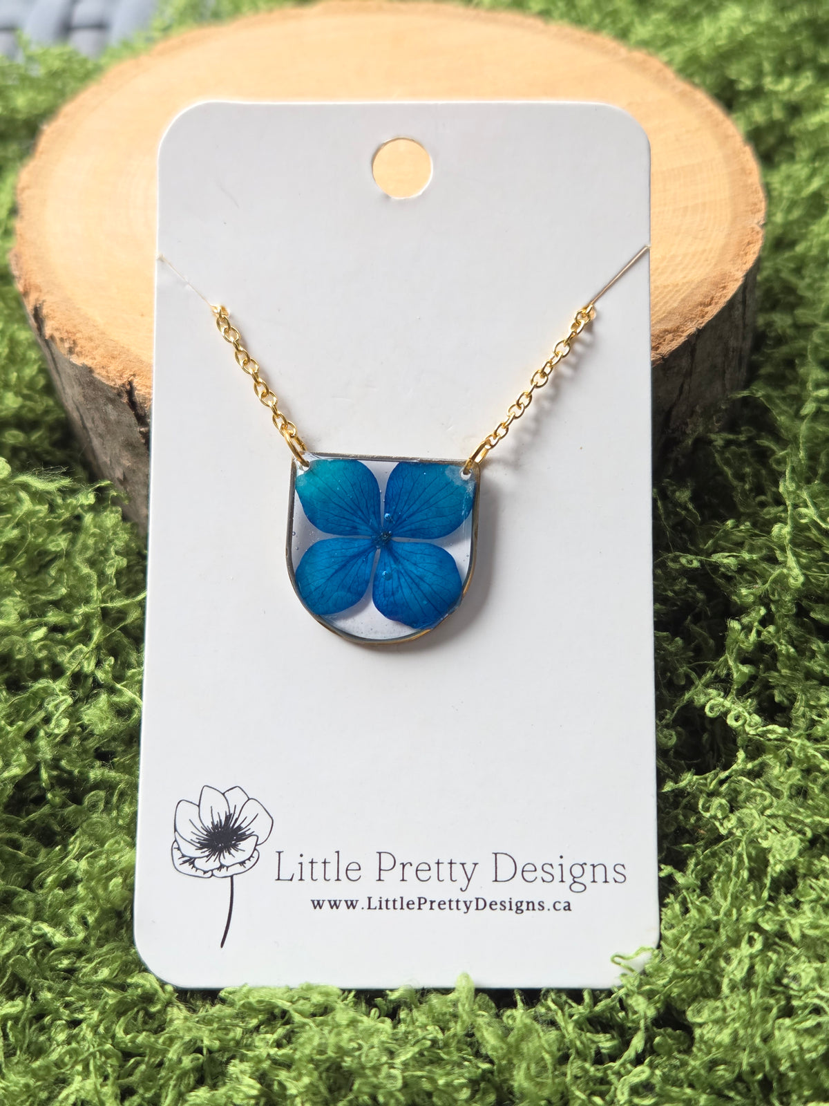 Pressed Flower Necklace