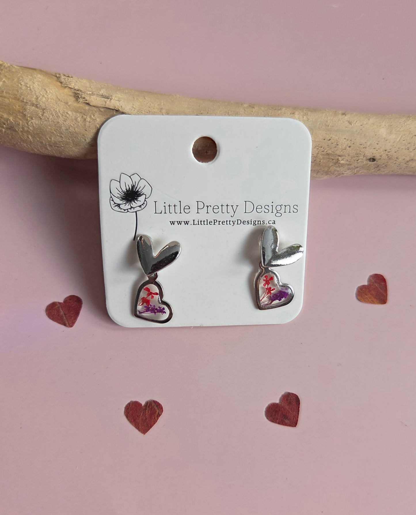 Pressed Flower Earrings