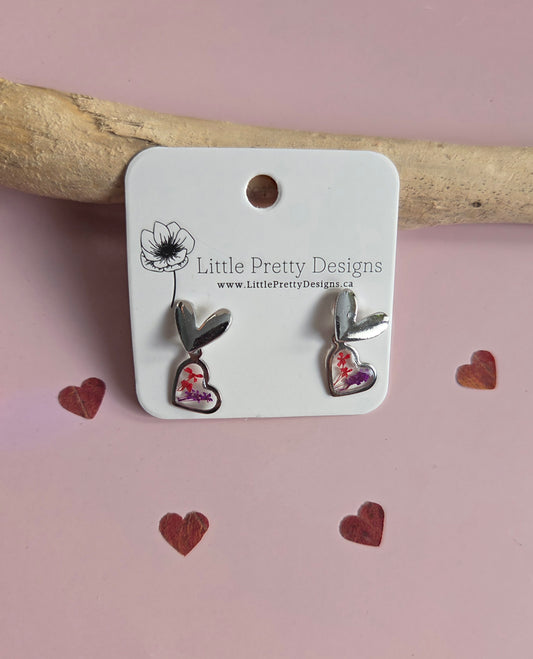 Pressed Flower Earrings