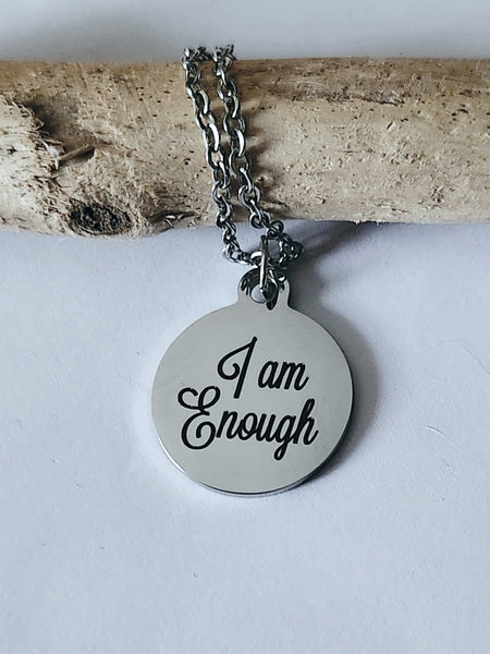I Am Enough - Charm Necklace