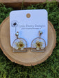 Dainty Floral Drop Earrings
