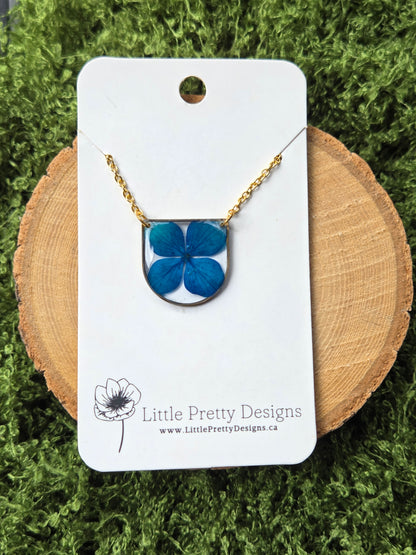 Pressed Flower Necklace