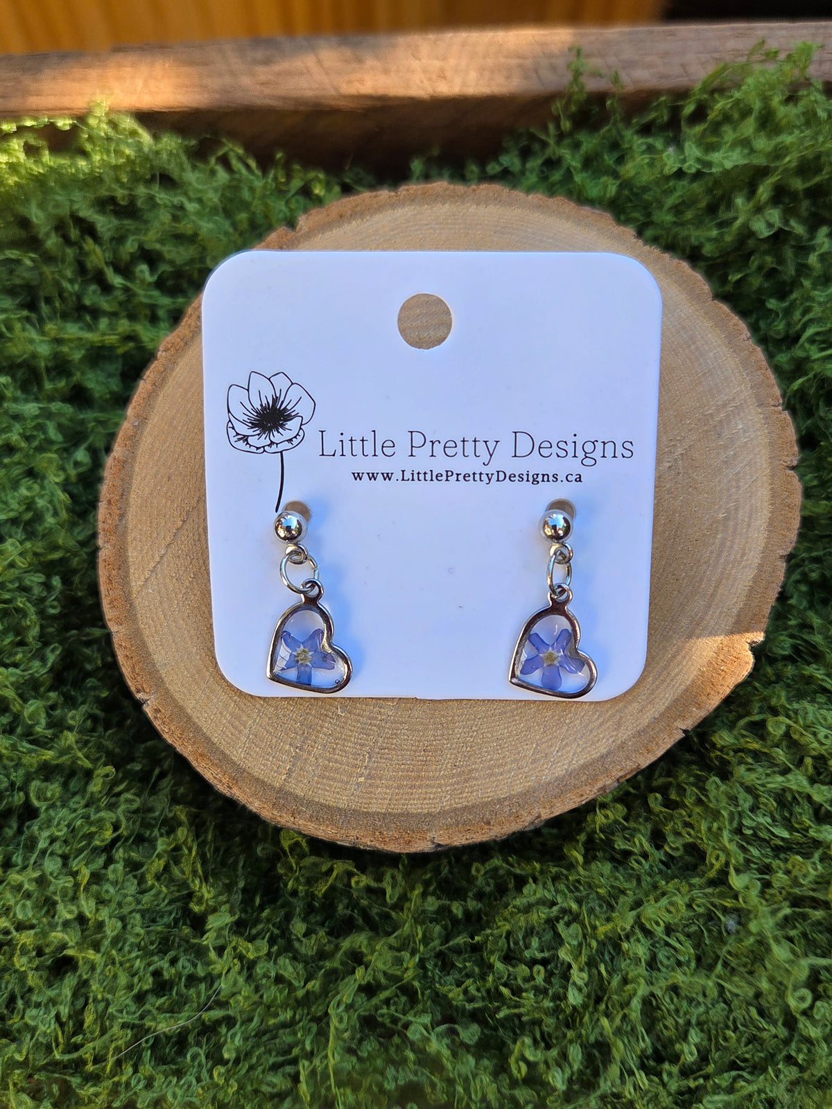Pressed Flower Earrings