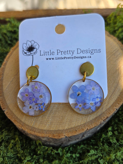 Dainty Floral Drop Earrings