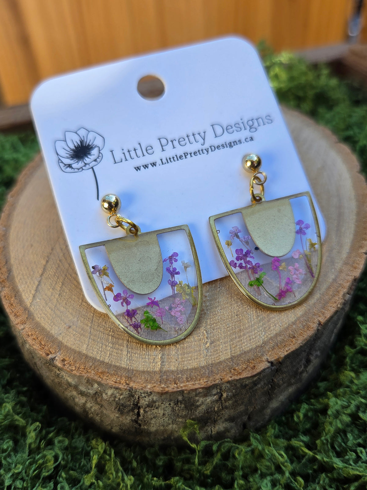 Floral Drop Earrings