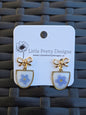 Dainty Floral Drop Earrings