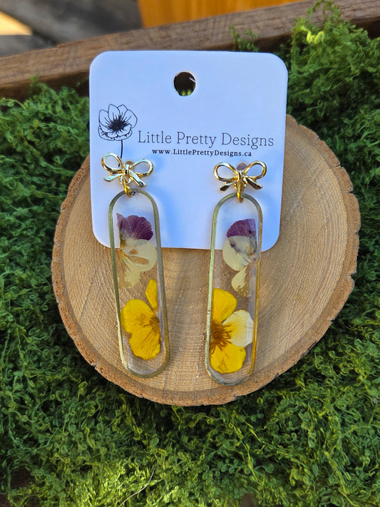 Floral Drop Earrings