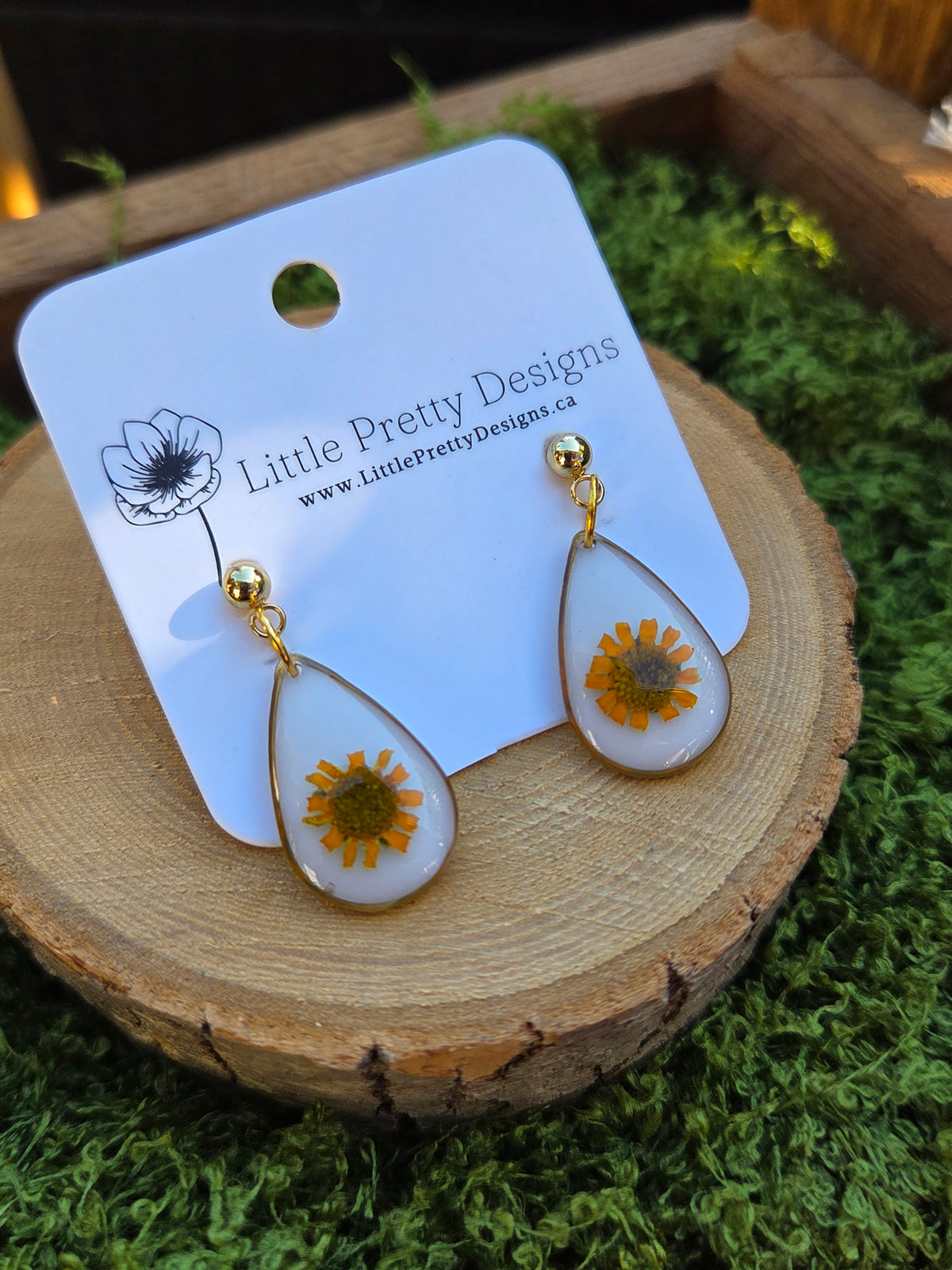 Floral Drop Earrings