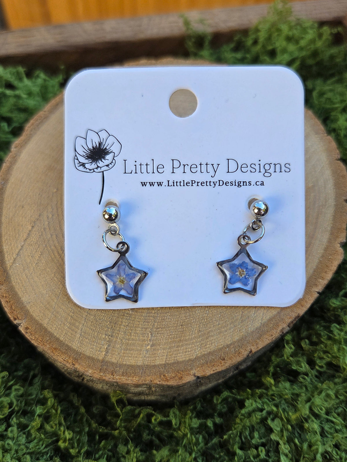 Pressed Flower Earrings