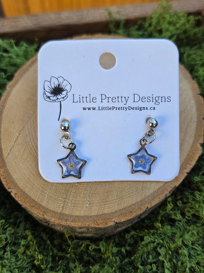 Pressed Flower Earrings