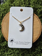 Mini moon Flower Necklace