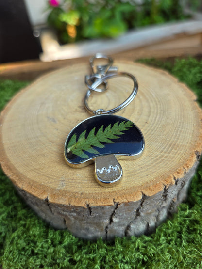 Floral Fern Keychain