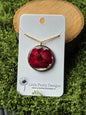 Pressed Flower Necklace