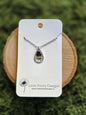 Teardrop flower necklace