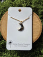 Mini moon Flower Necklace
