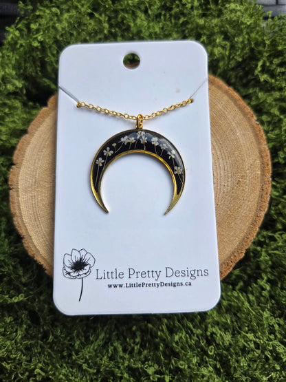 Pressed Flower Necklace