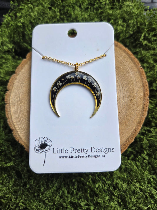 Pressed Flower Necklace