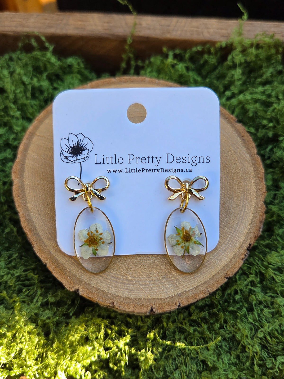 Floral Drop Earrings