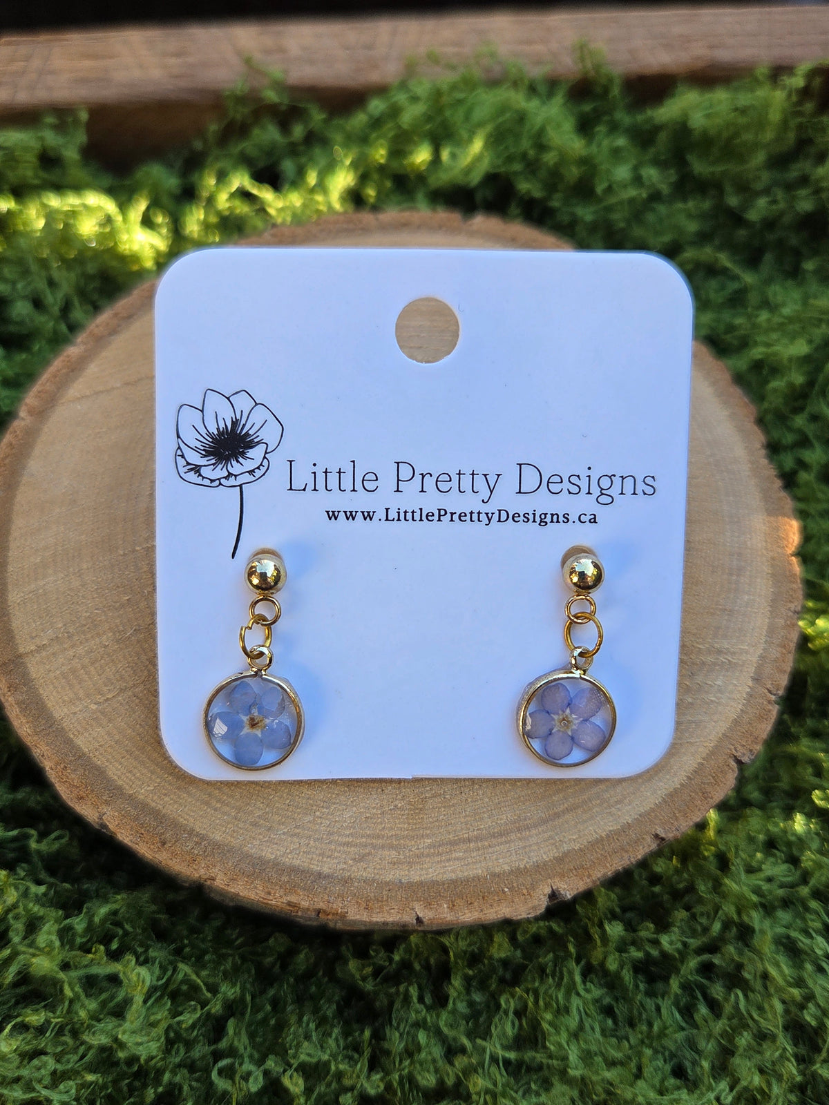 Floral Drop Earrings