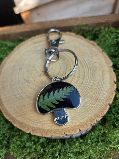 Floral Fern Keychain