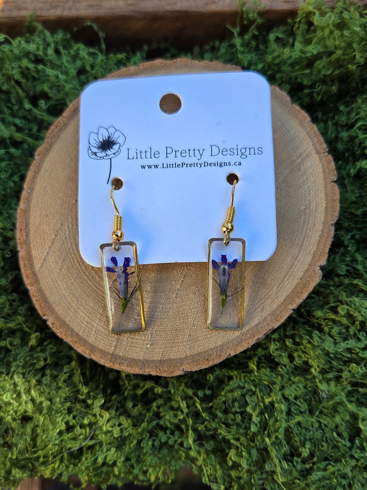 Pressed Flower Earrings