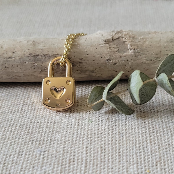 Gold Plated Love Locket Necklace
