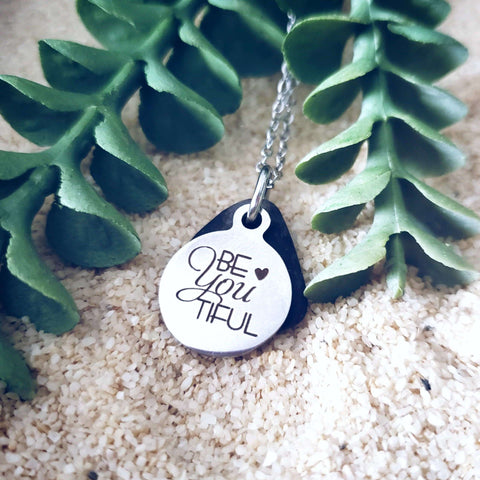 Be You Tiful - Beach Stone Necklace:Necklace:LittlePrettyDesigns