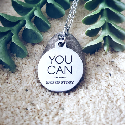 You Can - Beach Stone Necklace:Necklace:LittlePrettyDesigns